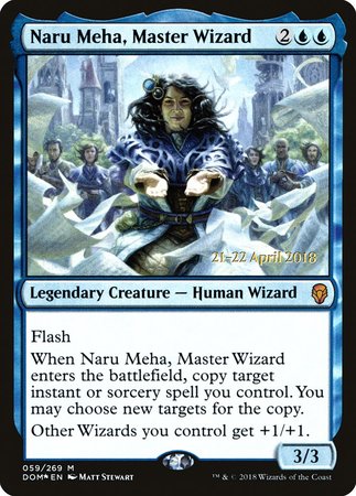 Naru Meha, Master Wizard [Dominaria Promos] | Gate City Games LLC