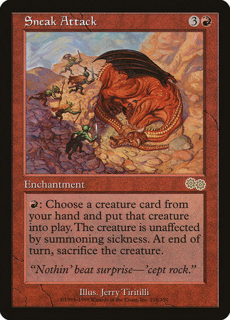 Sneak Attack [Urza's Saga] | Gate City Games LLC