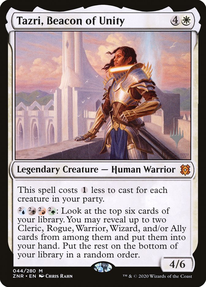 Tazri, Beacon of Unity (Promo Pack) [Zendikar Rising Promos] | Gate City Games LLC