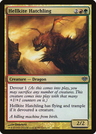 Hellkite Hatchling [Conflux] | Gate City Games LLC