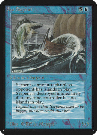 Sea Serpent [Limited Edition Alpha] | Gate City Games LLC
