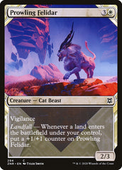 Prowling Felidar (Showcase) [Zendikar Rising] | Gate City Games LLC