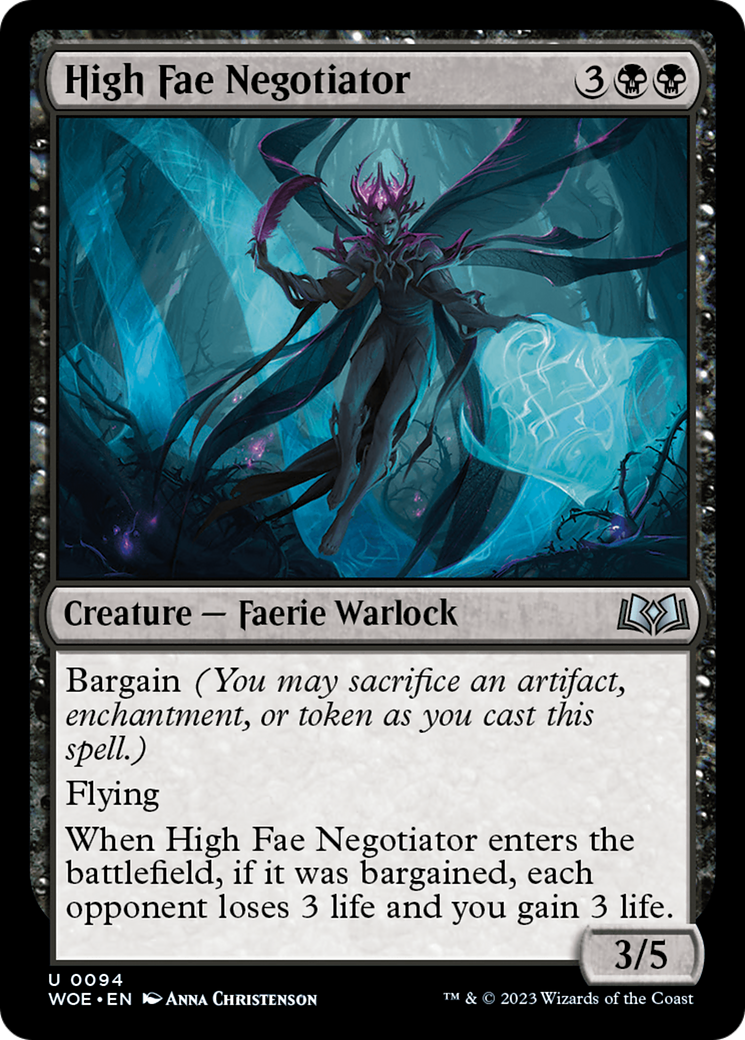 High Fae Negotiator [Wilds of Eldraine] | Gate City Games LLC