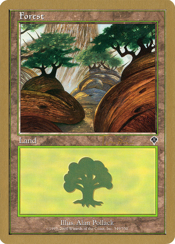 Forest (jt349a) (Jan Tomcani) [World Championship Decks 2001] | Gate City Games LLC