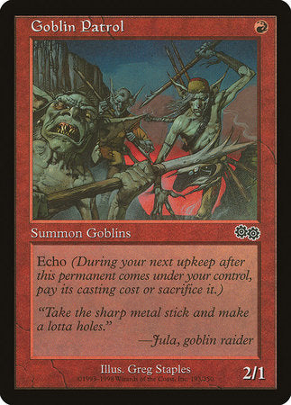 Goblin Patrol [Urza's Saga] | Gate City Games LLC