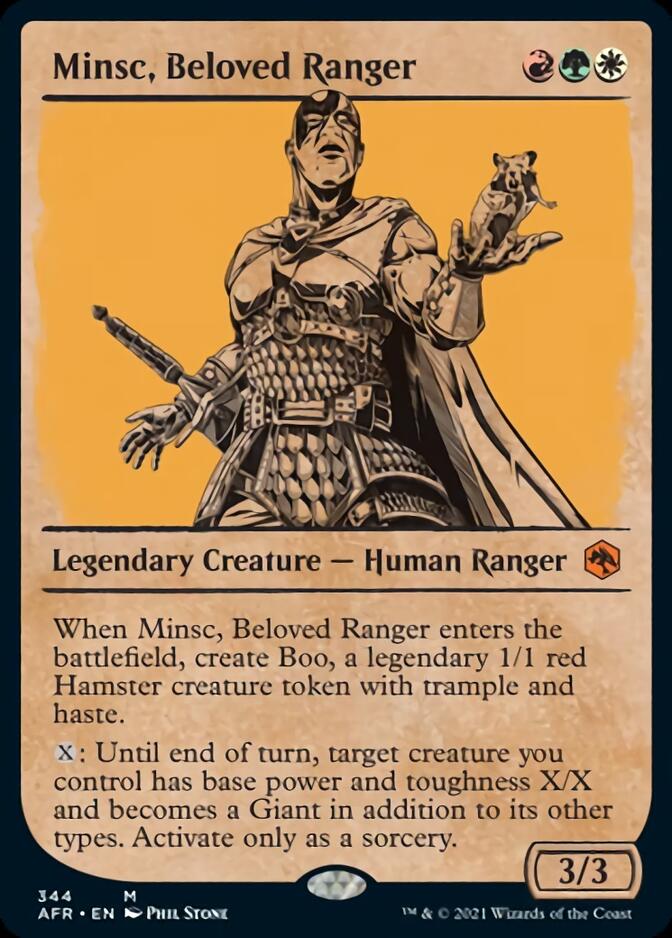 Minsc, Beloved Ranger (Showcase) [Dungeons & Dragons: Adventures in the Forgotten Realms] | Gate City Games LLC