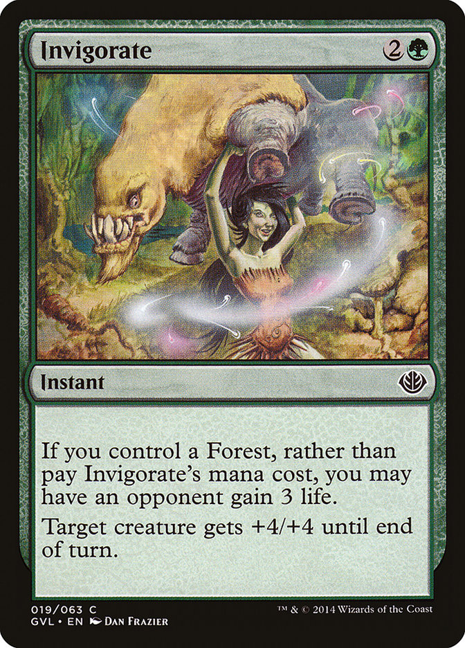 Invigorate (Garruk vs. Liliana) [Duel Decks Anthology] | Gate City Games LLC