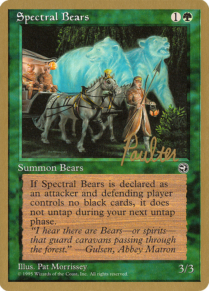 Spectral Bears (Preston Poulter) [Pro Tour Collector Set] | Gate City Games LLC