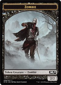 Zombie // Goblin Double-sided Token (Game Night) [Core Set 2019 Tokens] | Gate City Games LLC