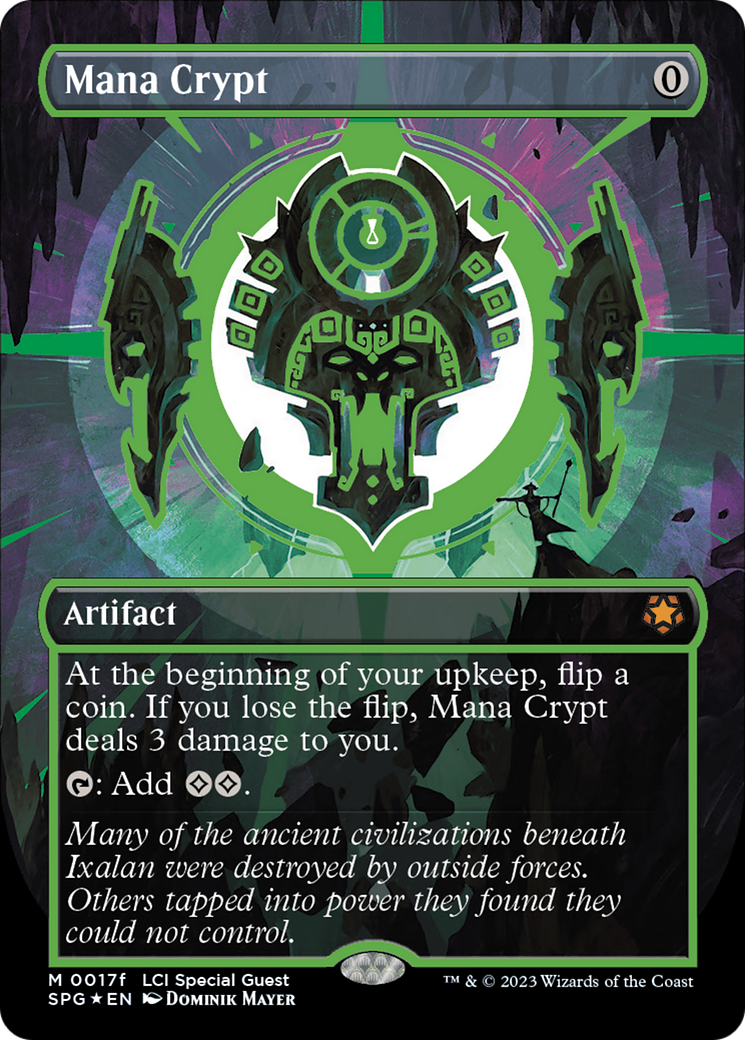 Mana Crypt (0017f) (Borderless) [The Lost Caverns of Ixalan Special Guests] | Gate City Games LLC