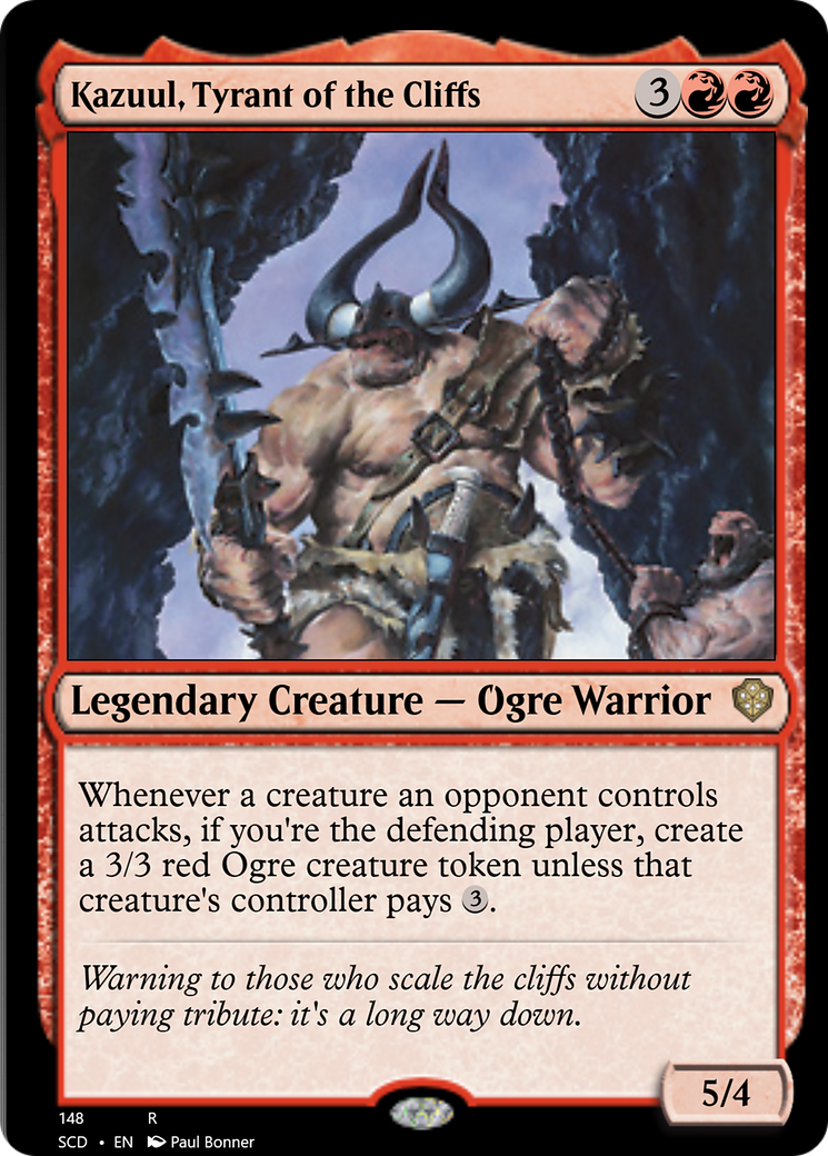 Kazuul, Tyrant of the Cliffs [Starter Commander Decks] | Gate City Games LLC