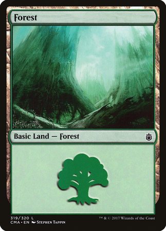 Forest (319) [Commander Anthology] | Gate City Games LLC