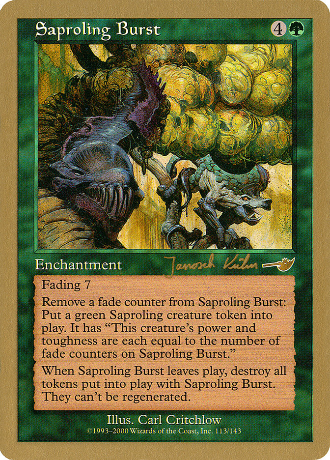 Saproling Burst (Janosch Kuhn) [World Championship Decks 2000] | Gate City Games LLC