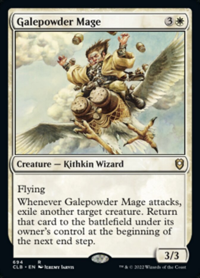Galepowder Mage [Commander Legends: Battle for Baldur's Gate] | Gate City Games LLC