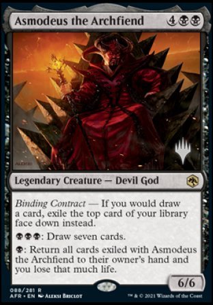 Asmodeus the Archfiend (Promo Pack) [Dungeons & Dragons: Adventures in the Forgotten Realms Promos] | Gate City Games LLC