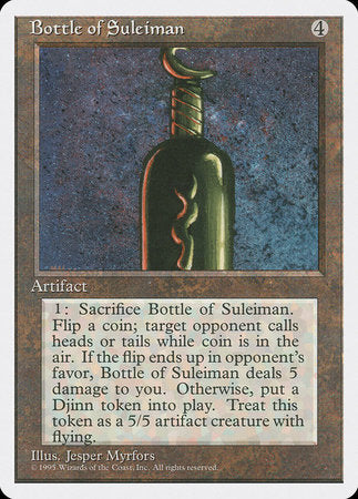 Bottle of Suleiman [Fourth Edition] | Gate City Games LLC