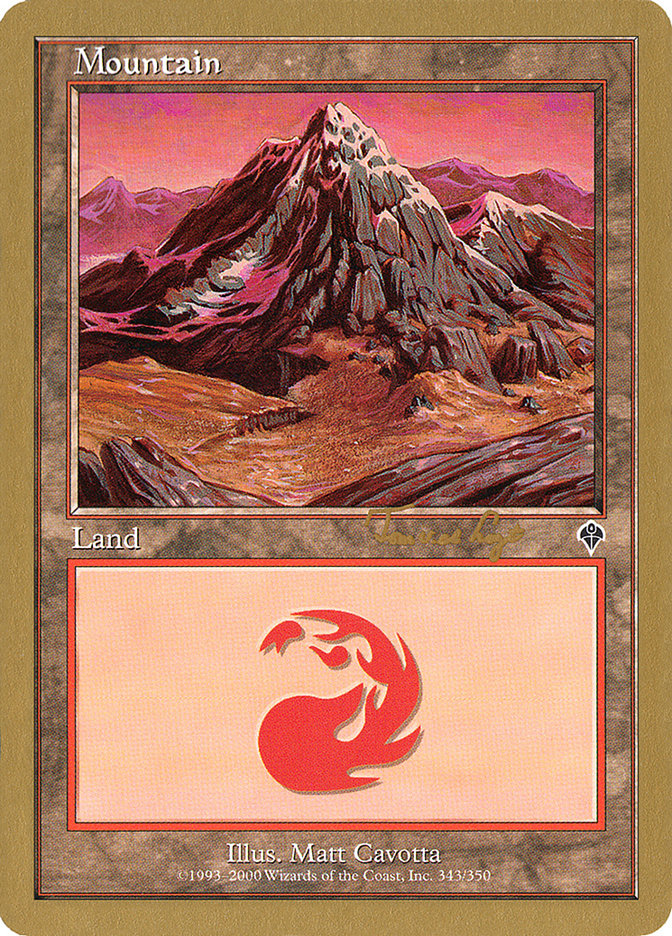 Mountain (tvdl343) (Tom van de Logt) [World Championship Decks 2001] | Gate City Games LLC