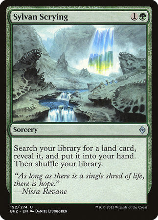 Sylvan Scrying [Battle for Zendikar] | Gate City Games LLC