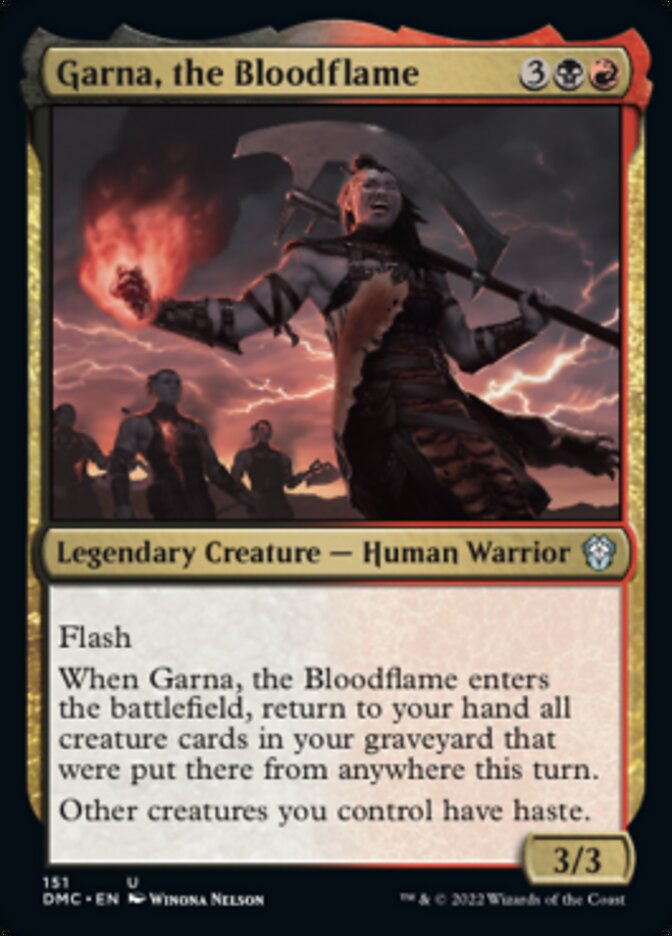 Garna, the Bloodflame [Dominaria United Commander] | Gate City Games LLC