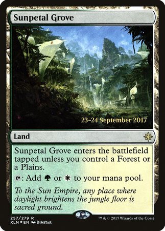 Sunpetal Grove [Ixalan Promos] | Gate City Games LLC