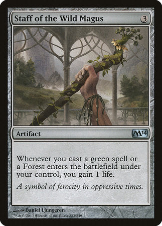Staff of the Wild Magus [Magic 2014] | Gate City Games LLC