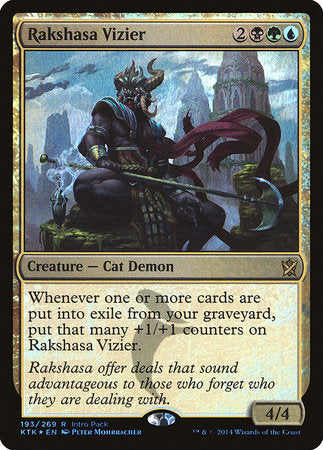 Rakshasa Vizier [Khans of Tarkir Promos] | Gate City Games LLC