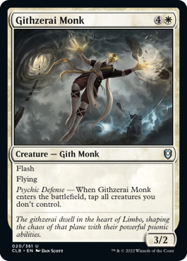 Githzerai Monk [Commander Legends: Battle for Baldur's Gate] | Gate City Games LLC