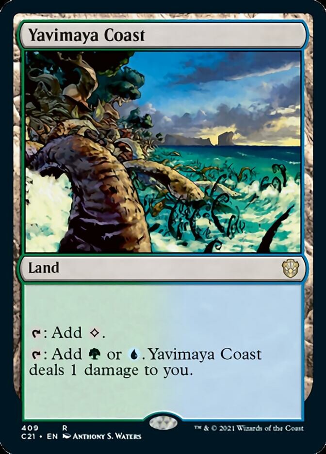 Yavimaya Coast [Commander 2021] | Gate City Games LLC