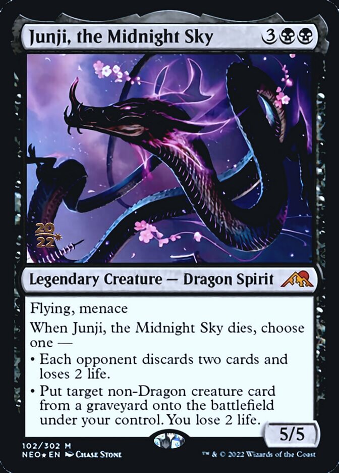 Junji, the Midnight Sky [Kamigawa: Neon Dynasty Prerelease Promos] | Gate City Games LLC