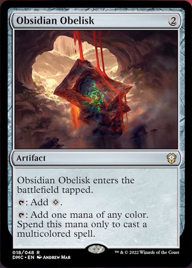 Obsidian Obelisk [Dominaria United Commander] | Gate City Games LLC