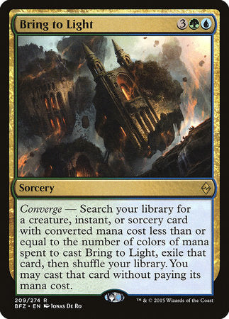 Bring to Light [Battle for Zendikar] | Gate City Games LLC