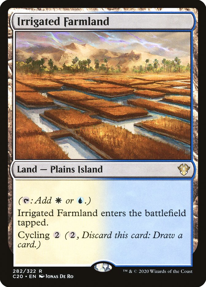 Irrigated Farmland [Commander 2020] | Gate City Games LLC