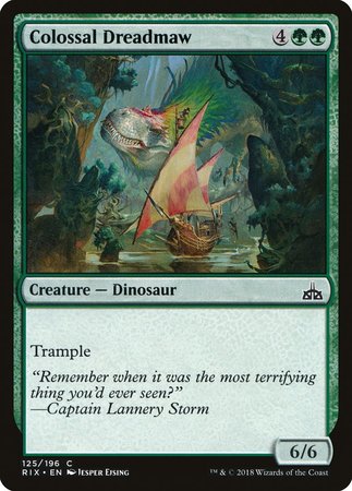 Colossal Dreadmaw [Rivals of Ixalan] | Gate City Games LLC