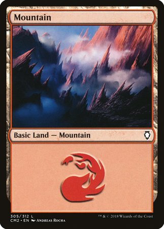 Mountain (305) [Commander Anthology Volume II] | Gate City Games LLC