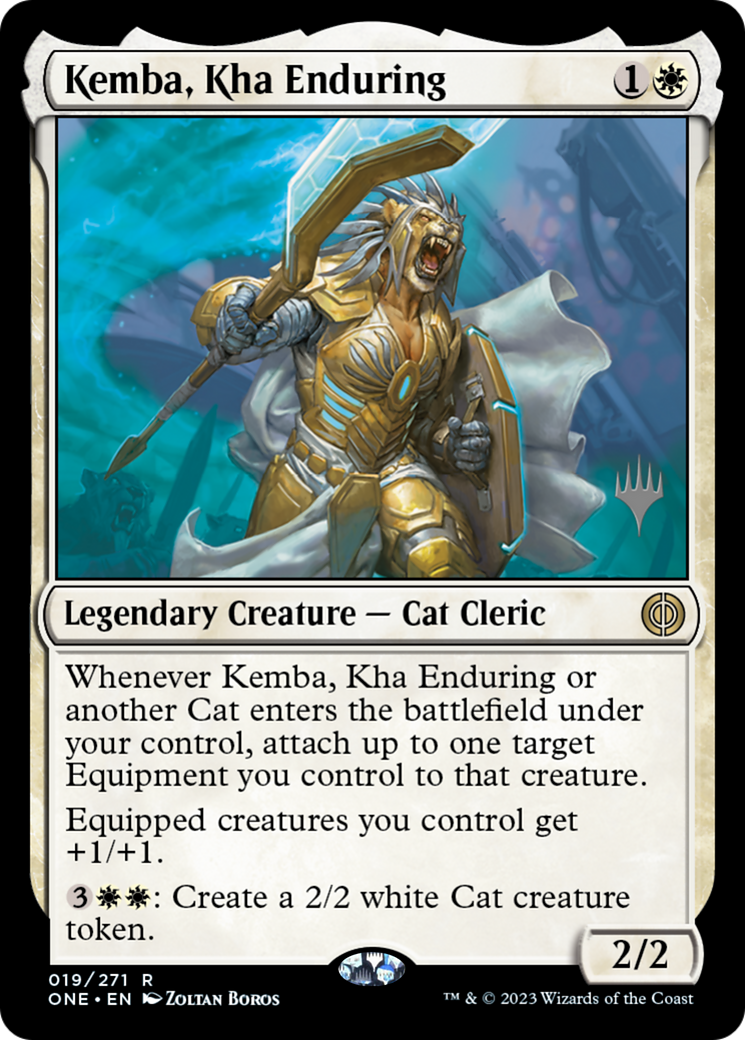 Kemba, Kha Enduring (Promo Pack) [Phyrexia: All Will Be One Promos] | Gate City Games LLC