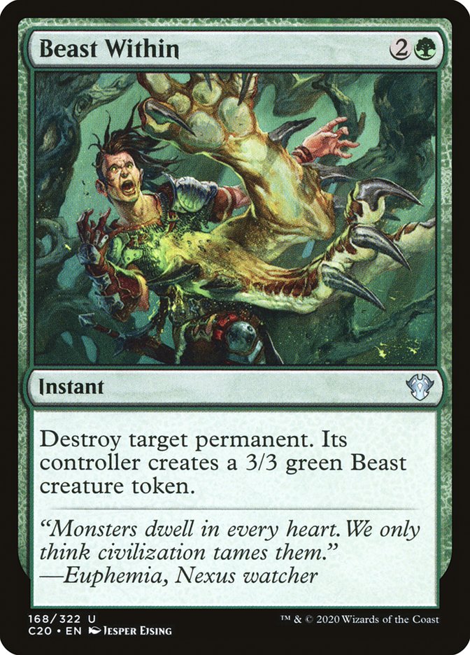 Beast Within [Commander 2020] | Gate City Games LLC