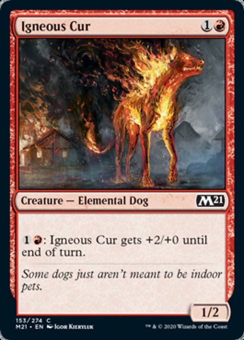 Igneous Cur [Core Set 2021] | Gate City Games LLC