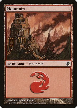 Mountain (60) [Duel Decks: Jace vs. Chandra] | Gate City Games LLC