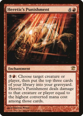 Heretic's Punishment [Innistrad] | Gate City Games LLC