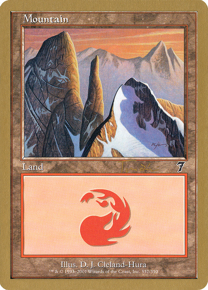 Mountain (jt337) (Jan Tomcani) [World Championship Decks 2001] | Gate City Games LLC