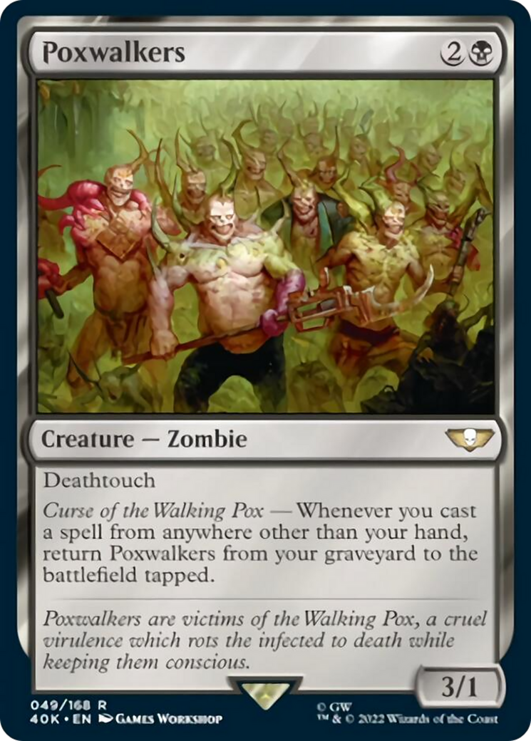 Poxwalkers (Surge Foil) [Universes Beyond: Warhammer 40,000] | Gate City Games LLC