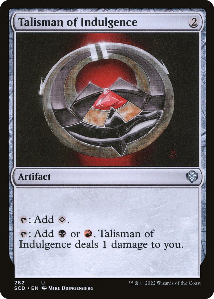 Talisman of Indulgence [Starter Commander Decks] | Gate City Games LLC