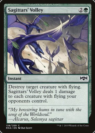 Sagittars' Volley [Ravnica Allegiance] | Gate City Games LLC