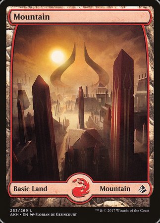 Mountain (253) - Full Art [Amonkhet] | Gate City Games LLC