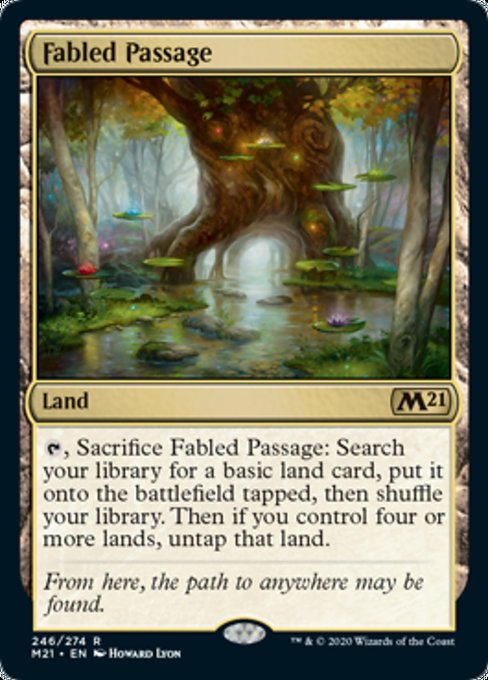 Fabled Passage [Core Set 2021] | Gate City Games LLC