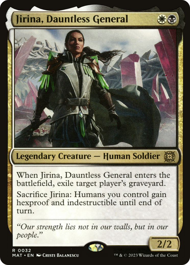 Jirina, Dauntless General [March of the Machine: The Aftermath] | Gate City Games LLC