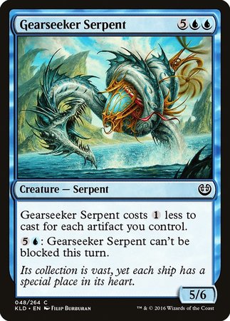 Gearseeker Serpent [Kaladesh] | Gate City Games LLC