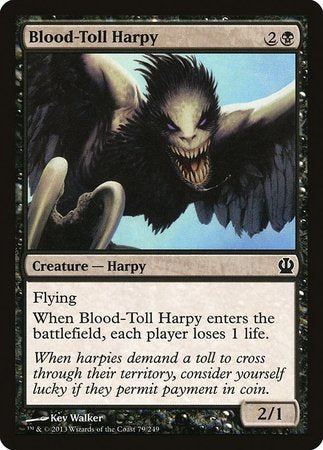 Blood-Toll Harpy [Theros] | Gate City Games LLC