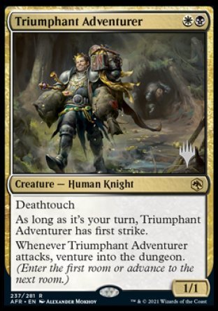 Triumphant Adventurer (Promo Pack) [Dungeons & Dragons: Adventures in the Forgotten Realms Promos] | Gate City Games LLC