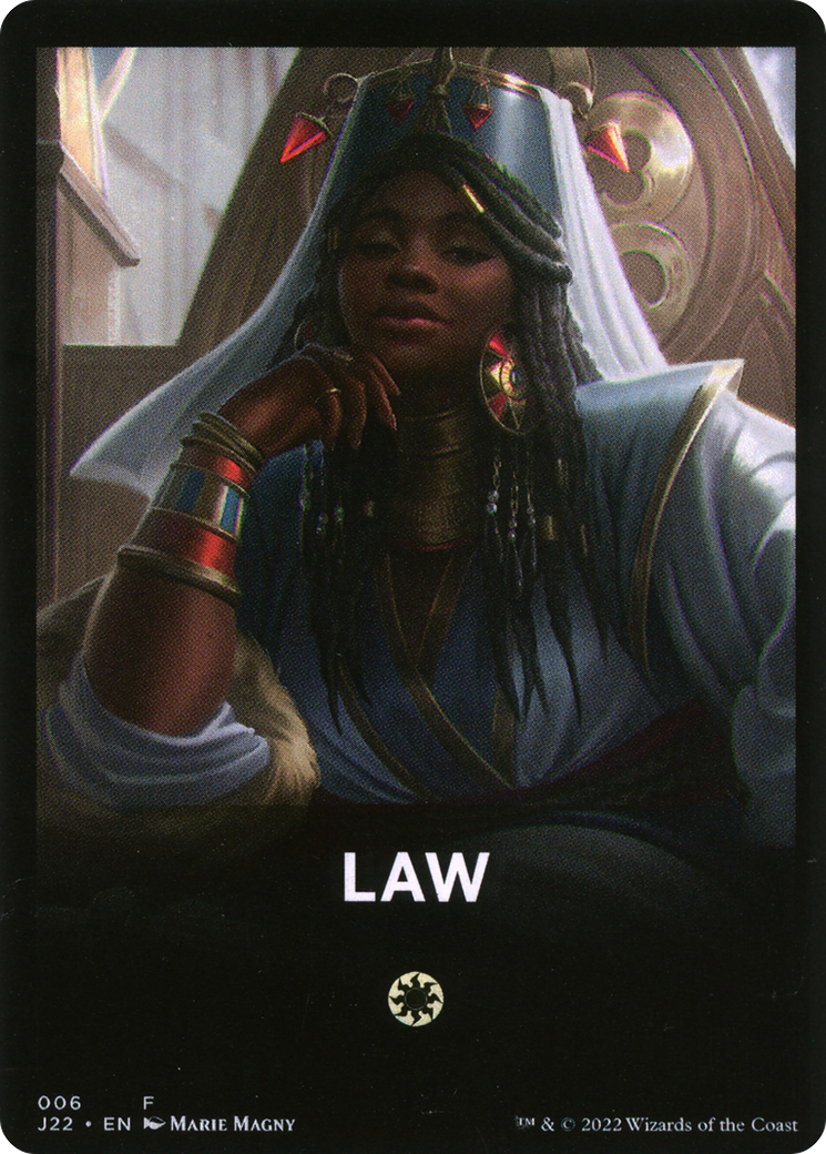 Law Theme Card [Jumpstart 2022 Front Cards] | Gate City Games LLC